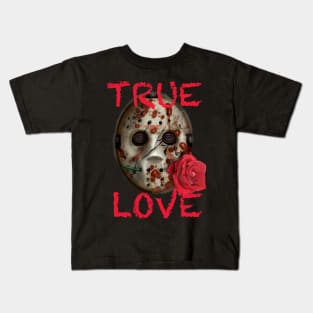 MY TRUE LOVE IS HORROR! Kids T-Shirt